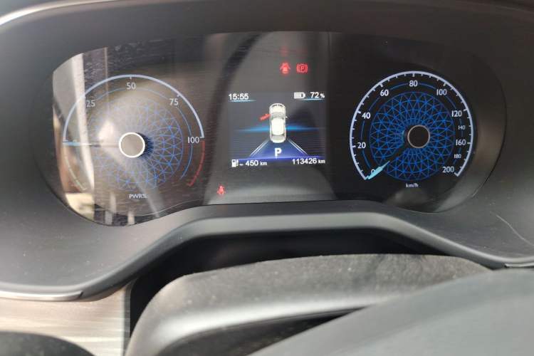 Used Hongqi E-QM5 2023 620km PLUS Odometer Close Up