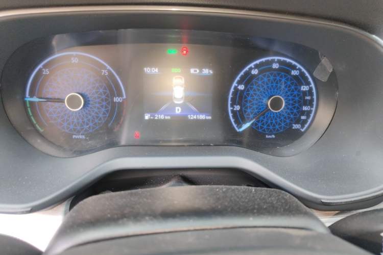Used Hongqi E-QM5 2024 610 km PLUS Odometer Close Up