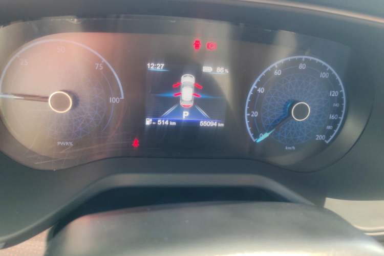 Used Hongqi E-QM5 2024 610 km PLUS Odometer Close Up