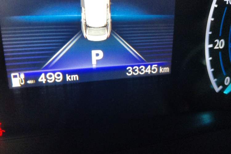 Used Hongqi E-QM5 2024 610 km PLUS Odometer Close Up
