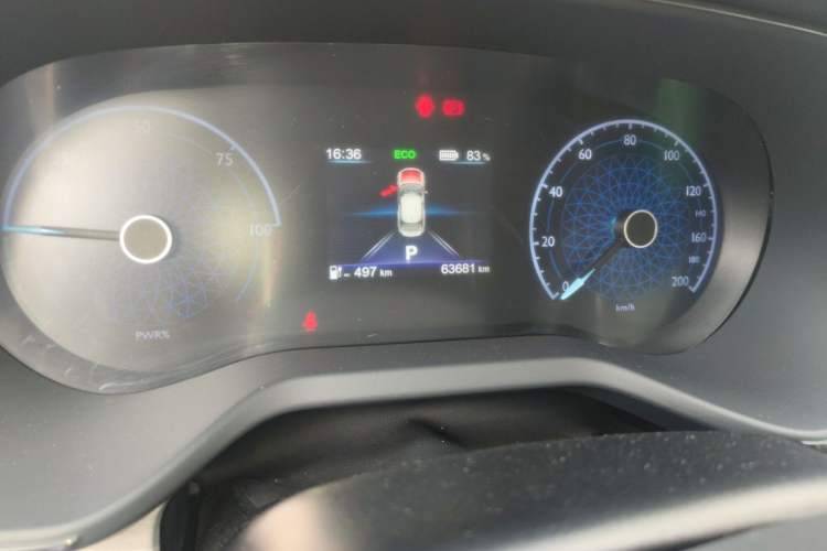 Used Hongqi E-QM5 2024 610 km PLUS Odometer Close Up