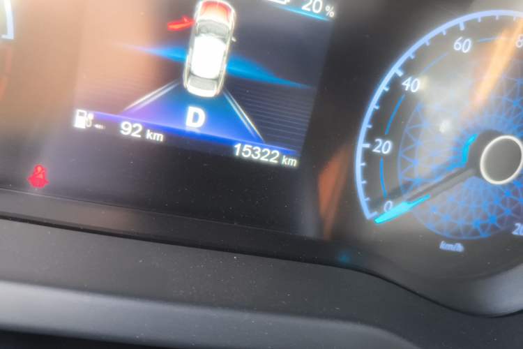 Used Hongqi E-QM5 2024 610 km PLUS Odometer Close Up