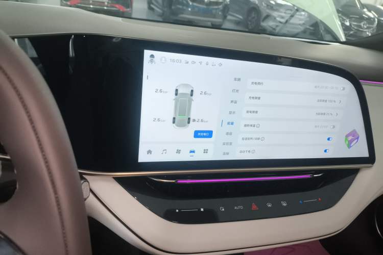 Used Hongqi EH7 2024 690 Pro Audio And AC Panel