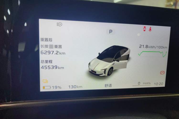 Used Hongqi EH7 2024 690 Pro Odometer Close Up