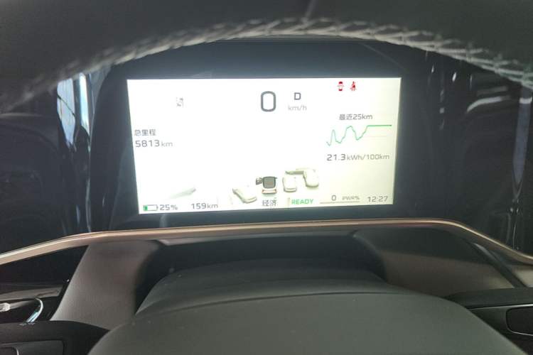 Used Hongqi EH7 2025 640 All-Wheel Drive Smart Selection Edition Instrument Cluster