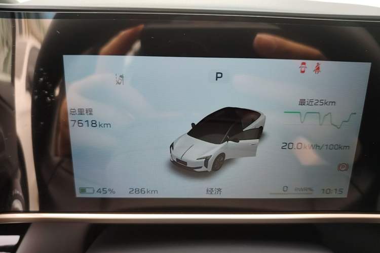 Used Hongqi EH7 2025 640 All-Wheel Drive Smart Selection Edition Instrument Cluster