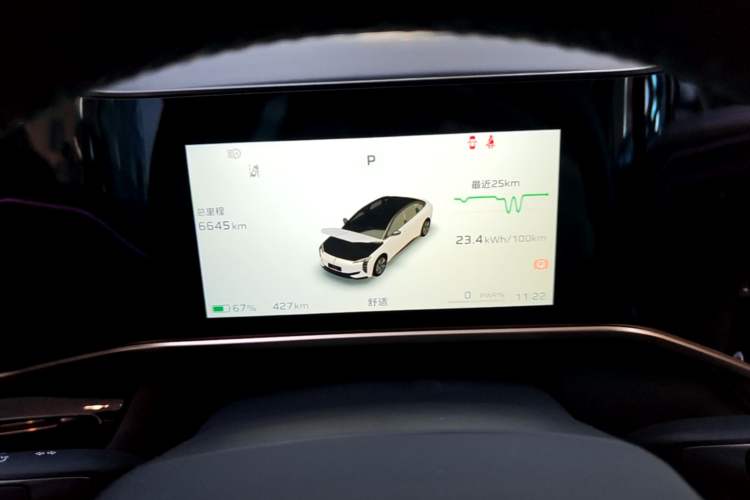 Used Hongqi EH7 2025 640 All-Wheel Drive Smart Selection Edition Instrument Cluster