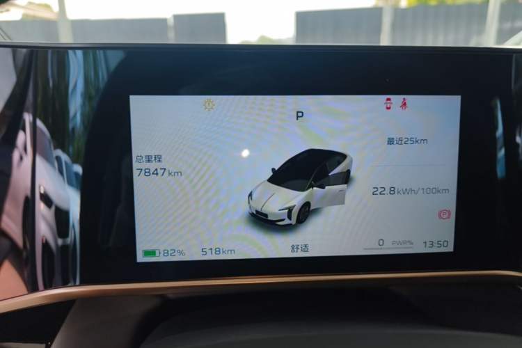 Used Hongqi EH7 2025 640 All-Wheel Drive Smart Selection Edition Instrument Cluster