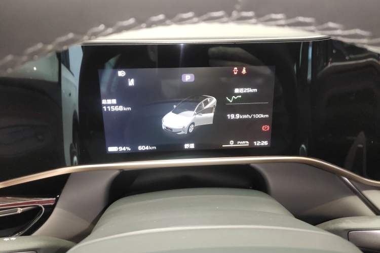 Used Hongqi EH7 2025 640 All-Wheel Drive Smart Selection Edition Instrument Cluster