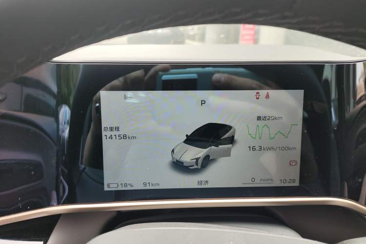 Used Hongqi EH7 2025 640 All-Wheel Drive Smart Selection Edition Instrument Cluster
