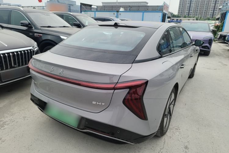 Used Hongqi EH7 2025 640 All-Wheel Drive Smart Selection Edition Rear Right 45 Deg