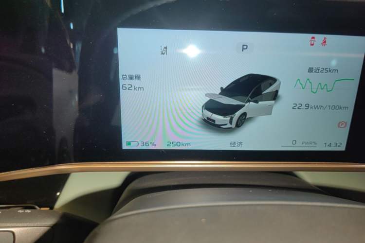 Used Hongqi EH7 2025 690 Smart Selection Edition Instrument Cluster
