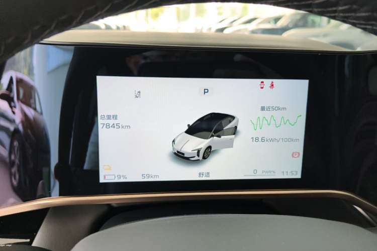 Used Hongqi EH7 2025 640 All-Wheel Drive Smart Selection Edition Instrument Cluster