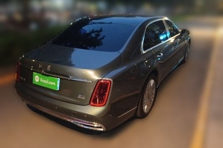Used Hongqi Guoya 2024 4.0T V8 Version Rear Right 45 Deg