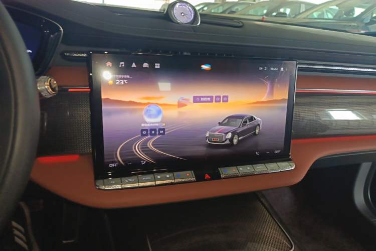 Used Hongqi Guoya 2024 3.0T V6 Version Audio And AC Panel