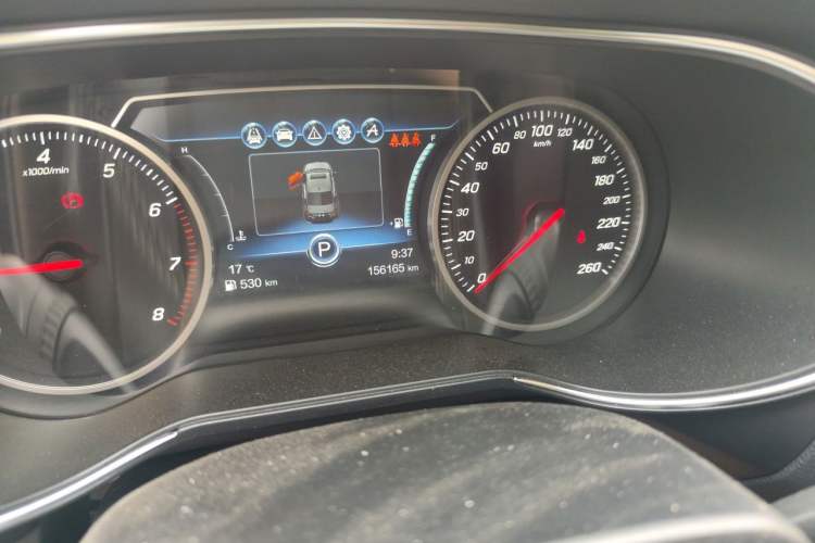 Used Hongqi H5 2018 30TD Smart Connect Dynamic Edition Odometer Close Up