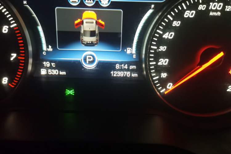 Used Hongqi H5 2018 30TD Smart Connect Dynamic Edition Odometer Close Up
