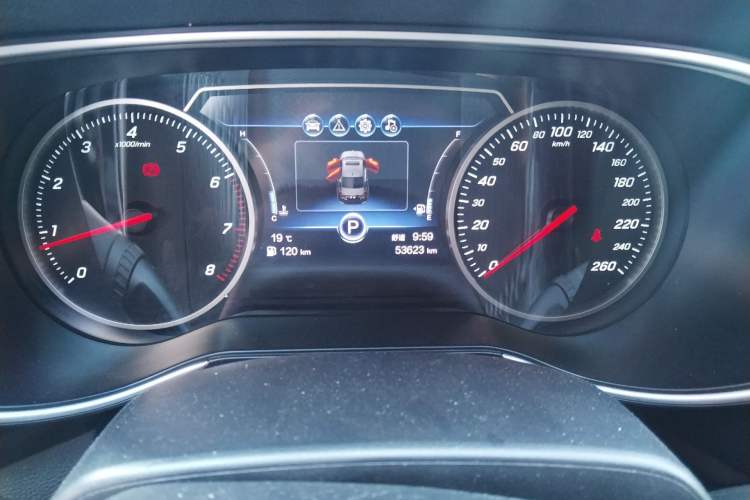 Used Hongqi H5 2019 30TD Smart Connect Enjoy Edition Odometer Close Up