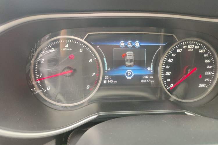 Used Hongqi H5 2019 30TD Dynamic Edition Odometer Close Up