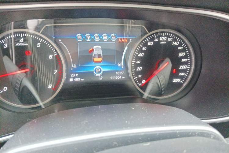 Used Hongqi H5 2019 30TD Smart Connect Enjoy Edition Odometer Close Up