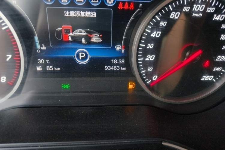 Used Hongqi H5 2019 30TD Smart Connect Enjoy Edition Odometer Close Up
