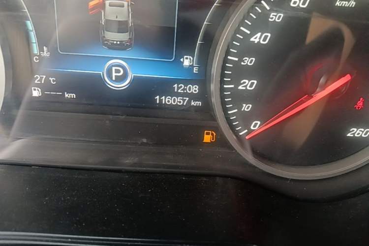 Used Hongqi H5 2019 30TD Smart Connect Dynamic Edition Odometer Close Up