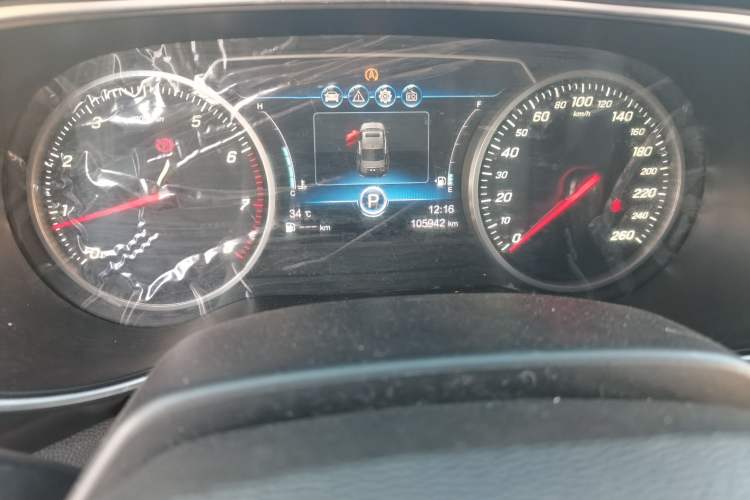 Used Hongqi H5 2019 30TD Dynamic Edition Odometer Close Up