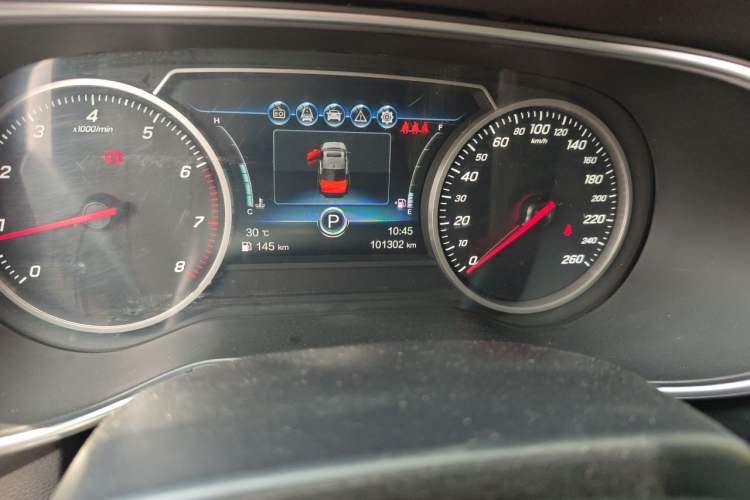 Used Hongqi H5 2019 30TD Dynamic Edition Odometer Close Up