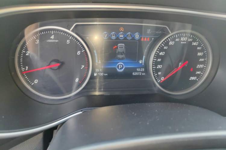 Used Hongqi H5 2019 30TD Smart Connect Dynamic Edition Odometer Close Up
