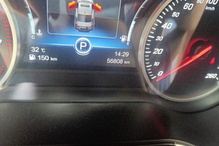 Used Hongqi H5 2019 30TD Smart Connect Enjoy Edition Odometer Close Up
