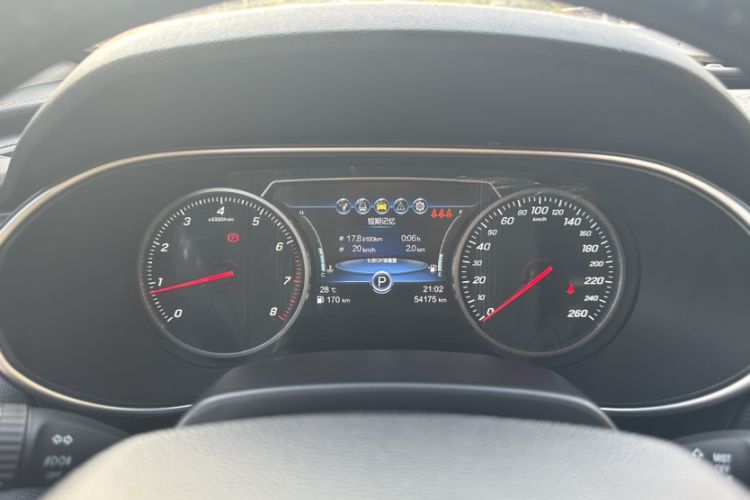 Used Hongqi H5 2019 30TD Smart Connect Dynamic Edition Odometer Close Up