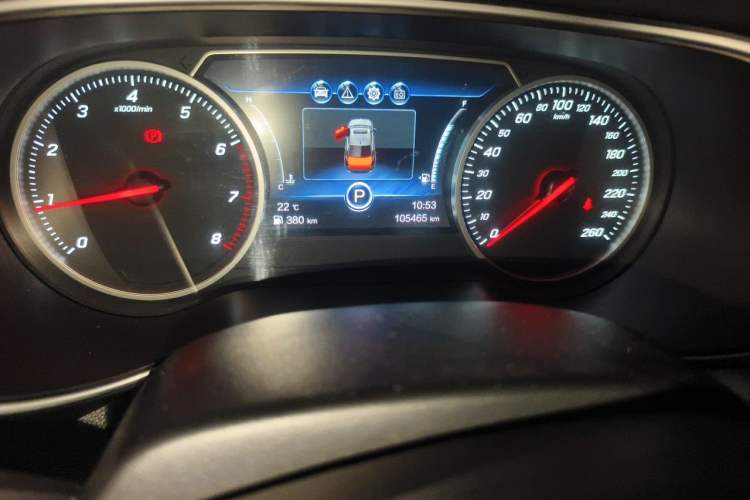 Used Hongqi H5 2019 30TD Dynamic Edition Odometer Close Up