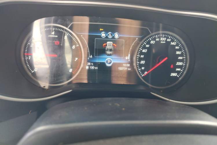 Used Hongqi H5 2019 30TD Dynamic Edition Odometer Close Up