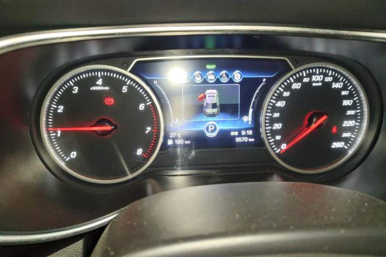 Used Hongqi H5 2020 1.8T Automatic Smart Connect Flagship Edition Odometer Close Up