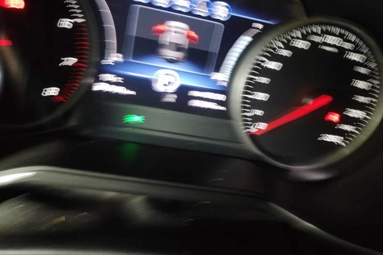 Used Hongqi H5 2020 1.8T Automatic Smart Connect Flagship Edition Odometer Close Up