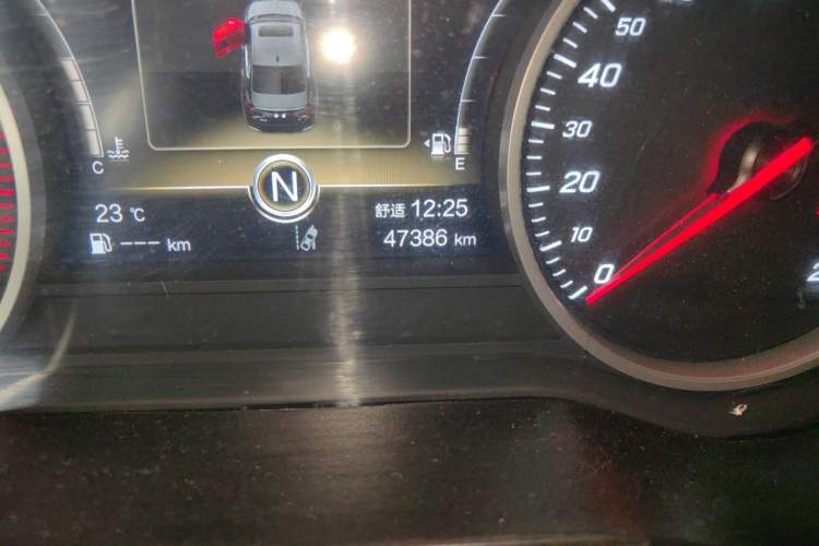 Used Hongqi H5 2020 1.8T Automatic Smart Connect Flagship Edition Odometer Close Up