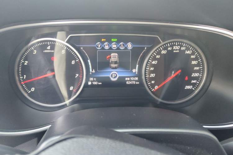 Used Hongqi H5 2020 1.8T Automatic ZhiLian QiYun Edition Odometer Close Up