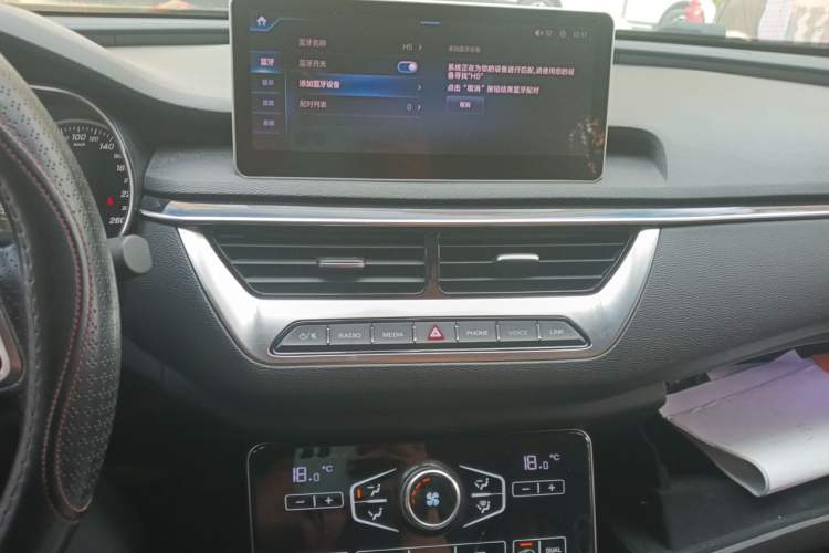 Used Hongqi H5 2020 1.5T DCT Flagship Edition Audio And AC Panel