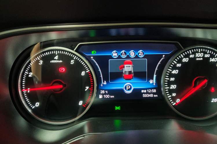 Used Hongqi H5 2022 Classic Model Facelift 1.5T DCT Qiyun Edition Instrument Cluster