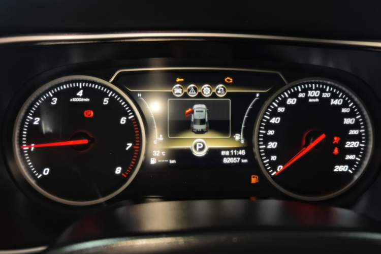 Used Hongqi H5 2022 Classic Model 1.5T DCT Flagship Edition Instrument Cluster