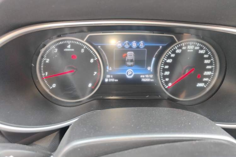 Used Hongqi H5 2022 Classic Model Facelift 1.5T DCT Qiyun Edition Instrument Cluster
