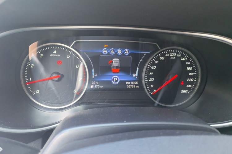 Used Hongqi H5 2022 Classic Model Facelift 1.5T DCT Qiyun Edition Instrument Cluster