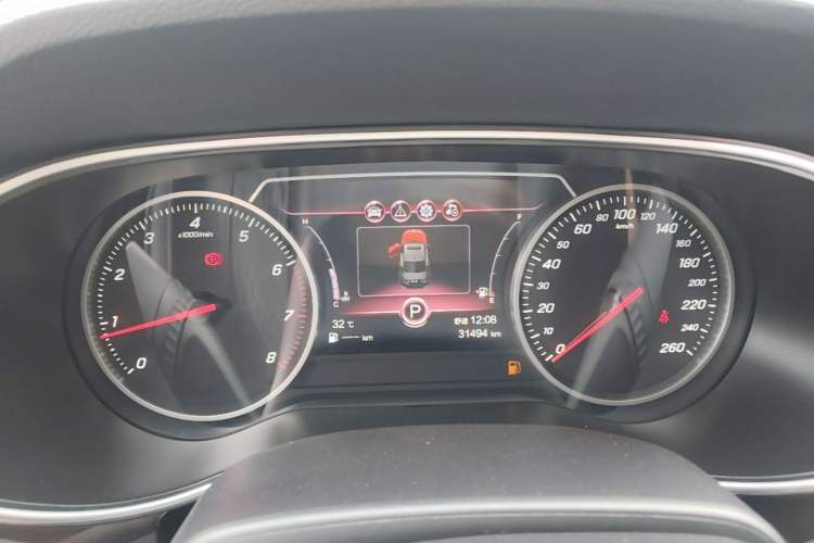Used Hongqi H5 2022 Classic Model Facelift 1.5T DCT Qiyun Edition Instrument Cluster