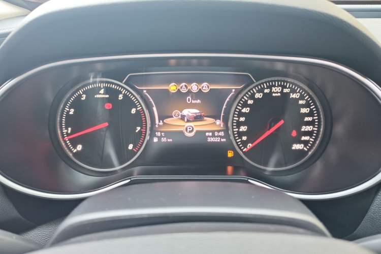 Used Hongqi H5 2022 Classic Model Facelift 1.5T DCT Qiyun Edition Odometer Close Up