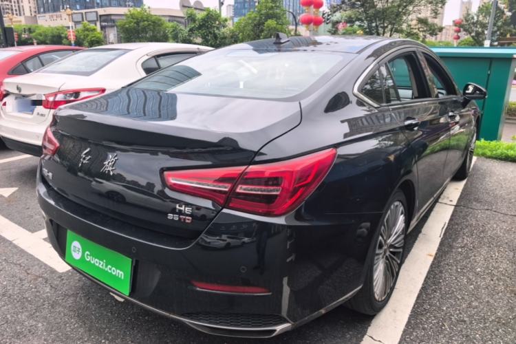 Used Hongqi H5 2022 Classic Model Facelift 1.8T Automatic Smart Connect Flagship Edition Rear Right 45 Deg