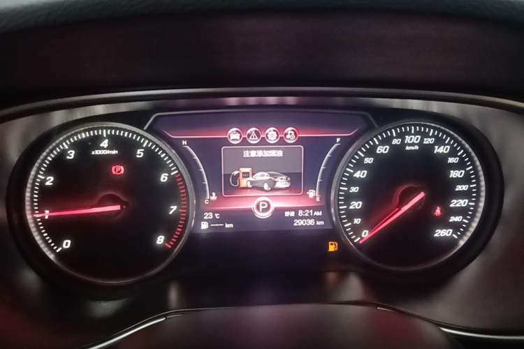Used Hongqi H5 2022 Classic Model Facelift 1.5T DCT Qiyun Edition Instrument Cluster