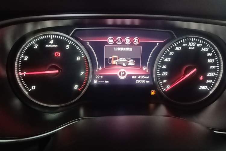 Used Hongqi H5 2022 Classic Model Facelift 1.5T DCT Qiyun Edition Instrument Cluster
