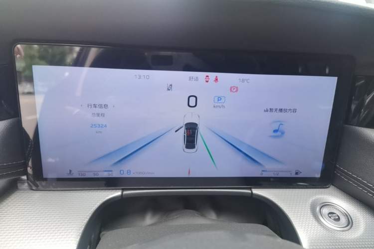 Used Hongqi H5 2023 2.0T Automatic Smart Connect Flagship Edition Instrument Cluster