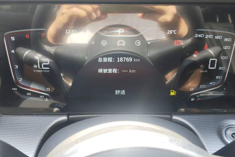 Used Hongqi H5 2023 2.0T Automatic Smart Connect Flagship Edition Instrument Cluster