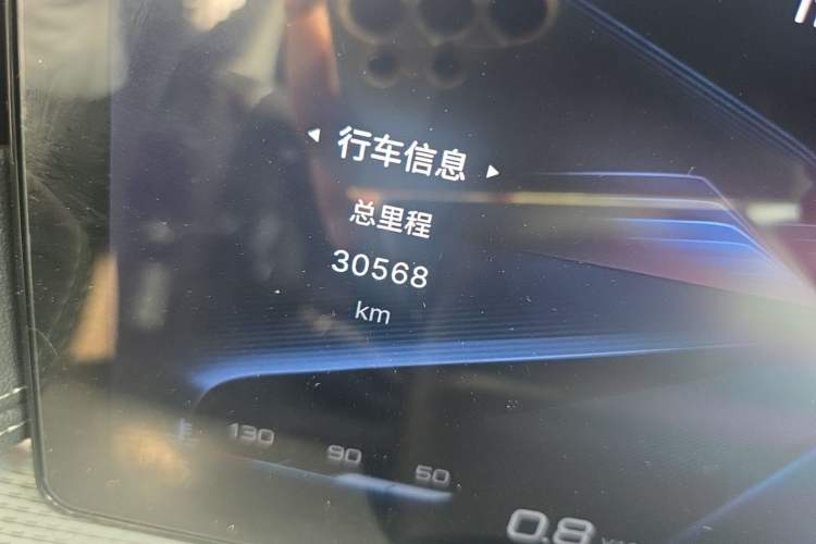 Used Hongqi H5 2023 2.0T Automatic Smart Connect Flagship Edition Odometer Close Up